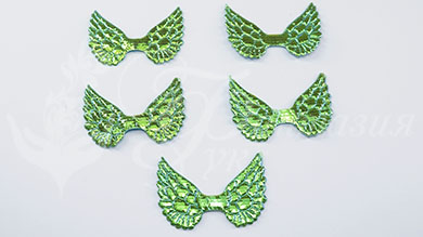 Патчи Крылья Ангела зелёный хамелеон - SH8