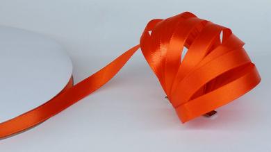 Сатиновая лента 10 мм, Autumn Orange - S10761