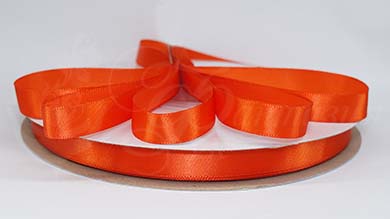 Сатиновая лента 12 мм, Autumn Orange - S12761