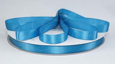 Сатиновая лента 12 мм, Vivid blue - S12325