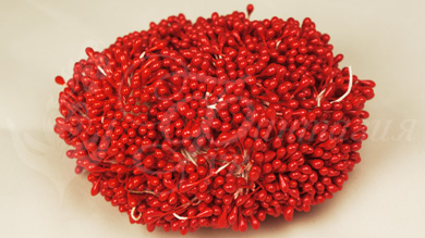 Тычинки декоративные красные - T026